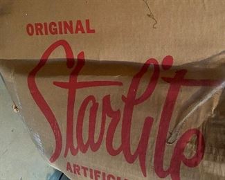Vintage Starlite Alum. Silver Christmas Tree this is the Original Box