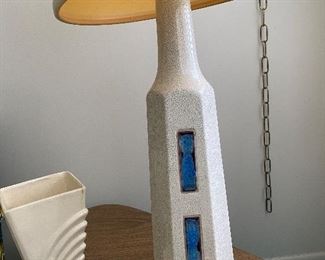 Mid Century PAIR of Table Lamps. McCoy Pottery