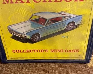 Vintage Matchbox Collectors Mini Case #8 Filled with Cars