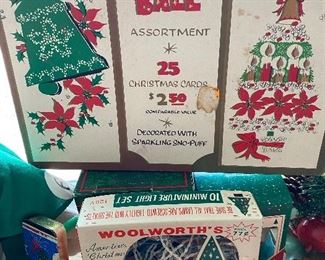 EMPTY but Cool Vintage Christmas Card Box
