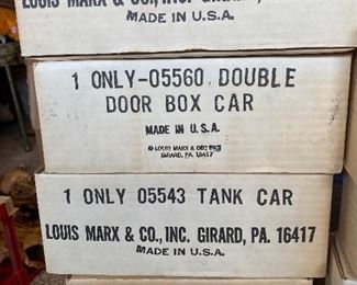 Marx Train Cars NRFB