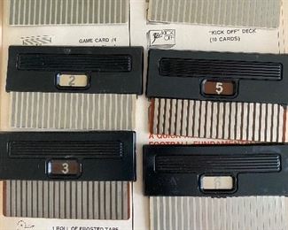 6 Games came with the Original 1972 Set.