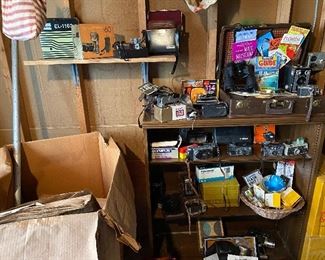 VINTAGE CAMERA's..in the Laundry Room