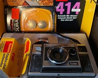 Kodak Instamatic 414 Camera. Film/Box/ Before the IPHONE camera..:)..but Iphone  camera. .took ALL THESE pics!! 