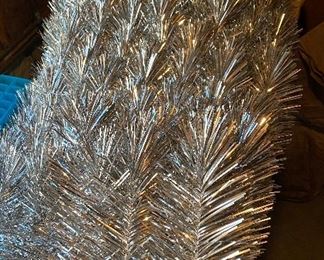 Alum Silver Branches on Original Cardboard. All in Place.