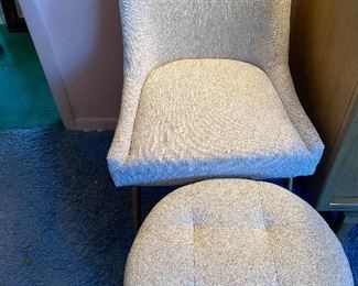 Wayfair Chair and Ottoman ( I think this is the newest item in the entire house!!)