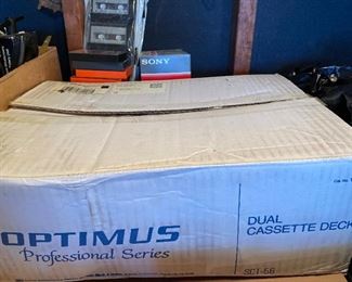 Optiums Dual Cassette Deck/Box
