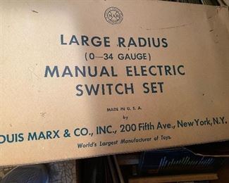 Large Radius Manual Electric Switch Set/Box