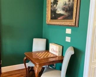 Henredon ball & claw hidden leaf table #1