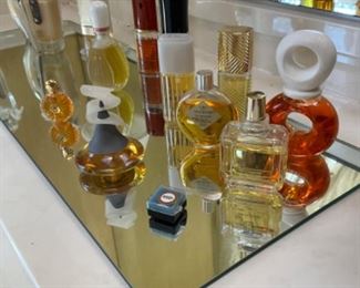 Large selection of ladies perfume