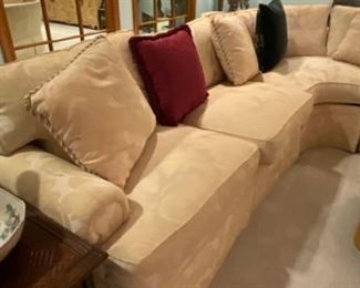 Absolutely mint condition Henredon Custom Folio Collection sectional sofa