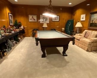 Probably Saunier Wilhelm vintage pool table