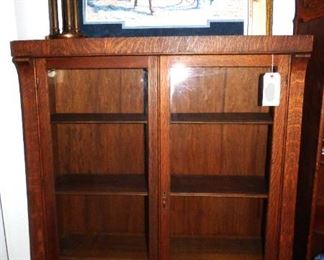 Antique Tiger Oak Bookcase 