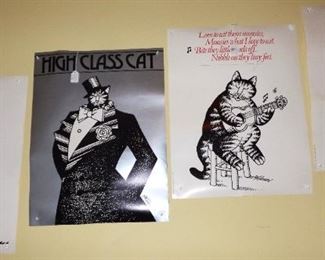 1970's B. Kliban Cat posters See Next 3 pictures