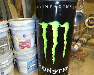 Monster drink Cooler with wheels