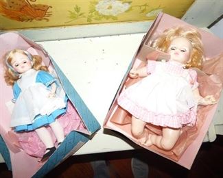 Madame Alexander Dolls in Original Boxes "Alice In Wonderland" & Baby Doll