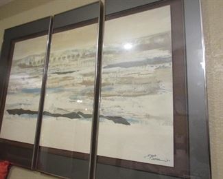 wall decor, 3 panels