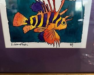 Lionfish Art