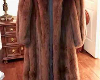 Beautiful Full Length Fox Fur Coat