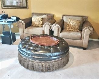 Oversized Chairs W/Down Cushions