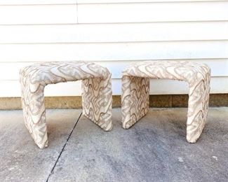 Waterfall Stools - set of two (4 total)