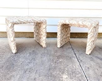 Waterfall stools - set of 2 (total of 4)