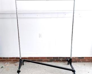 Commercial Grade Z Rolling Clothing Rack