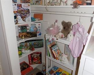 puzzles, toys, books, games, holiday decor