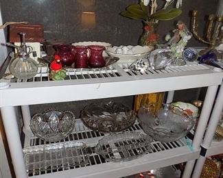 crystal, vintage glasswares, Lenox 