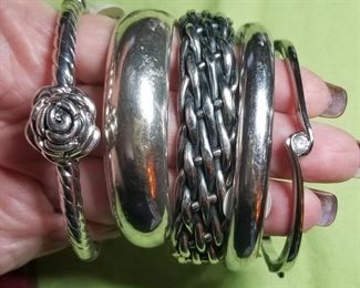sterling cuff bracelets