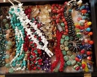 stone bead necklaces