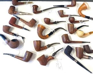 All 27 Pipes have SOLD Wonderful Selection of Vintage Quality Pipes  -  Italy -France -England      
