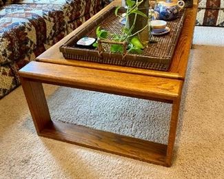 Original Lou Hodges coffee table (signed by the assembler in 1980).