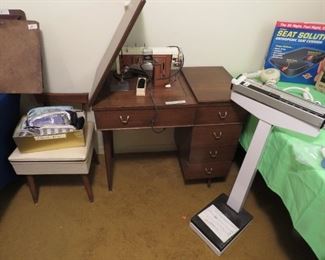 Kenmore sewing machine and cabinet 