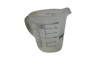 Liquid glass measuring cup