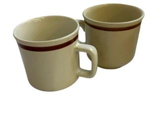 Striped mugs