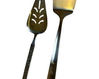 Metal serving utensils