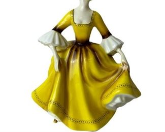 Dancing girl yellow dress