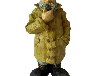 Man in overcoat (18" tall)