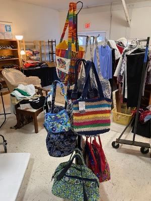 We are full of great items!  Handbags, men's & women's clothing, so much to see!