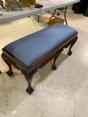 Beautiful bench available  Ball and claw feet