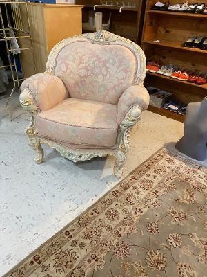One of two chairs available (if interested, matching sofa can be available!