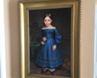 Girl in Blue Dress by Rosa Heywood $60.00