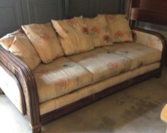 Rattan couch $150.