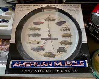 American Muscle Car Clock