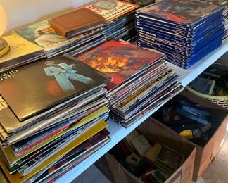 Large Selection of Records: 33-1/3 rpm, 78 rpm,  45 rpm: Classic Rock and Roll, Time Life Rock and Roll sets, German Music LP's, Comedy LP's, etc.