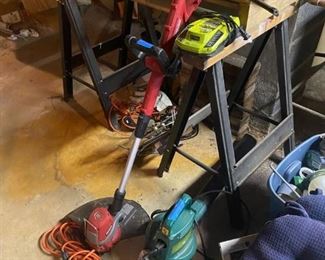 Tons of new and used power tools, hand tools, hardware, etc!