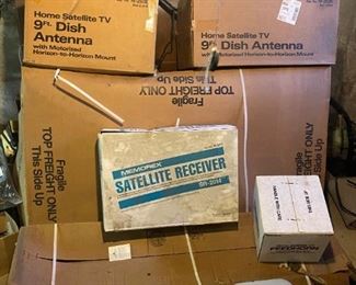 New in Box Satellite Dish Equipment