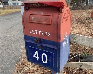Authentic Vintage US Mailbox
