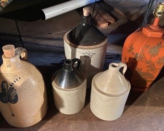 Vintage and Antique Jugs and Lamps